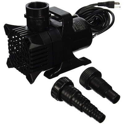 Algreen 91202 MaxFlo 9000 Versatile Home Garden Powerful 2,500 GPH Underwater Fish-Friendly Pond/Waterfall Pump