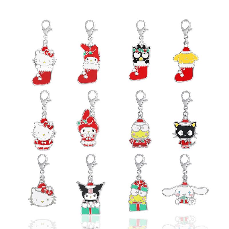 Sanrio Hello Kitty Girls Necklace and Bracelet with 12 Sanrio Charms Customizable Advent Set - Officially Licensed, 5 of 7
