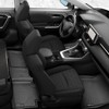 VEVOR Automotive Floor Mats, Fits for Toyota RAV4 (Not for Hybrid or Prime) 2019-2024, 3 pcs Front and 2nd Row Liners, Black - 2 of 4