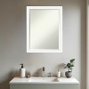 Amanti Art Oliver Narrow Half-Inch-Bevel Wood Framed Bathroom Vanity Wall Mirror - 4 of 4