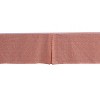 Bacati - Construction Orange Texture Boys Cotton Crib/Toddler Crib Skirt - 3 of 4