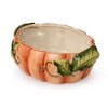 Certified International 32oz Harvest Fields 3D Pumpkin Shallow Serving Bowl - 2 of 4