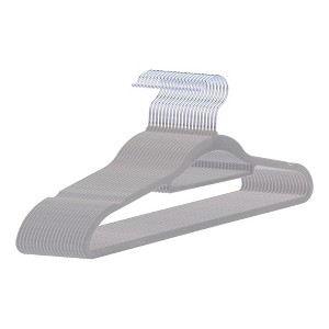 REGALWOVEN Non-Slip Durable Space Saving 360-Degree Swivel Hook Clothes Hangers 20 Pcs - 1 of 4