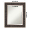 Amanti Art Attic Aged Beveled Wood Framed Bathroom Vanity Wall Mirror - 3 of 4