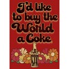 Juniors Womens Coca Cola Unity I'd Like to Buy the World a Coke Retro T-Shirt - 2 of 4