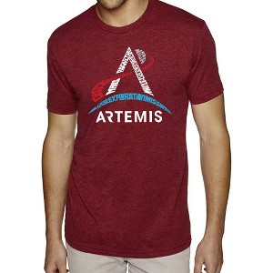 LA Pop Art NASA Artemis Logo - Men's Premium Blend Word Art T-Shirt - 1 of 4