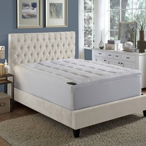 Behrens England Full 3" High Loft Fiberbed: Midweight Woven Polyester, Machine Washable, Tumble Dry - 1 of 3