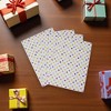 Unique Bargains Gift Wrap Paper Glossy Coated Paper 27.56 " x 19.69 " 5 Pcs - 2 of 4