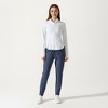 Anna-Kaci Active Women's Full Zip Long Sleeve Active Jacket with Fitted Silhouette and High Neck - 2 of 4