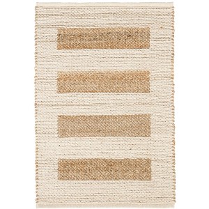 Annie Selke - Dash & Albert Milo Ivory Handwoven Jute/Cotton Rug - 1 of 4