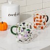 15.2 fl oz Glass Bat and Witch Hat Print Mug - Hyde and EEK! Boutique™ - 2 of 3