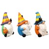 Northlight Black Cat, Ghost and Jack-O-Lantern Halloween Gnome Figurines -  6" - Set of 3 - 4 of 4