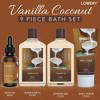 Lovery Vanilla Coconut Luxury Bath Gift Set - 9Pc Home Spa Basket - 4 of 4