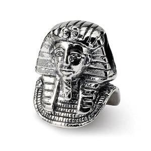 Black Bow Jewelry Sterling Silver Pharaoh Bead Charm - 1 of 4