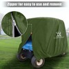 Unique Bargains Green Waterproof Outdoor Sun Rain Resistant Golf Cart Protective Cover Polyester Fabric - 3 of 4