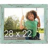 PosterPalooza | Shabby Chic Green Picture Frame - UV Acrylic, Backing Board, Hanging Hardware Included - 2 of 4