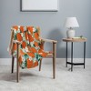 Avenie Strawberry Summer 56"x46" Woven Throw Blanket - Deny Designs - 2 of 4