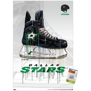 Trends International NHL Dallas Stars - Drip Skate 21 Unframed Wall Poster Prints - 1 of 4