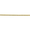 Black Bow Jewelry 2.5mm 10k Yellow Gold Solid Diamond Cut Rope Chain Bracelet - 2 of 4