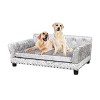 L/XL High-end Soft Velvet Pet Dog Sofa Bed Jumbo Dog Lounger Memory Foam Mattress for Comfort Sleep & Joint Support - 2 of 4