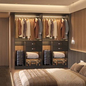 Aheaplus 40'' Freestanding Closet Organizer with Hanging Rods, Closet System with Drawers, Storage Shelves - 1 of 3