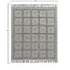 Storied Home Cotton Chenille Throw with Fringe, Grey - 2 of 4