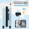 Kumasinova Hard-Shell Luggage,Set of 5,Expandable Suitcases with TSA Lock & Travel Bags,Front Opening Luggage with USB Ports,20"24"28" - 4 of 4