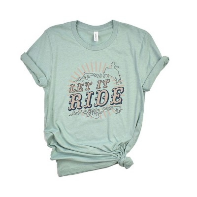 Simply Sage Market Women's Let It Ride Rodeo Short Sleeve Graphic Tee