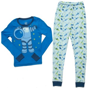 Prince Of Sleep Boys Printed Pajama Sets - Snug Fitting Cotton PJ Tops & Bottoms for Boys - 1 of 3
