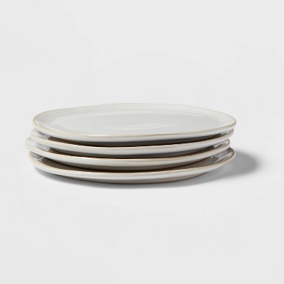 8" 4pk Stoneware Houlton Salad Plates White - Threshold™