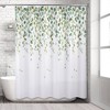 Cascade Shower Curtain - Allure Home Creations: Ombre Botanical Design, Polyester, Machine Washable - 2 of 4