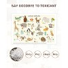 Aoibox Disposable Stick-on Placemats for Baby & Kids, Restaurant Table Mats with Animal Alphabet Theme, Toddler Baby Placemat,40PCS - 2 of 4