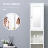 Resenkos Bathroom Cabinet, Narrow Storage Unit, Floor Cabinet for Living Room, Entryway, Kitchen, WHite - 3 of 4