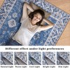 Area Rug Retro Carpet for Living Room Machine Washable Carpet Bedroom Rug - 4 of 4