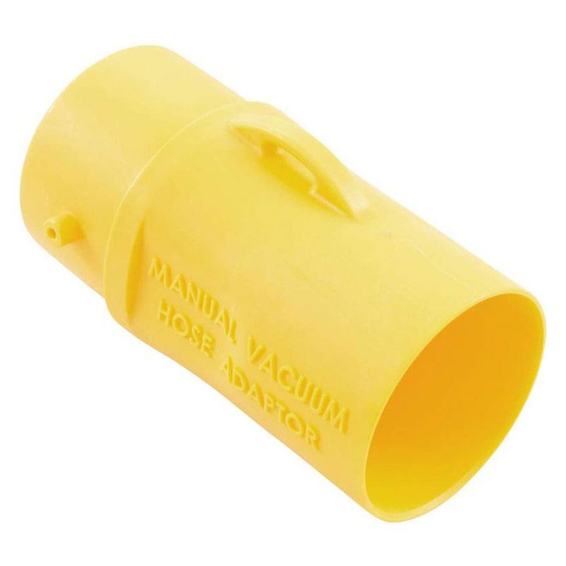 Zodiac R0697100 Plastic Hose Adaptor for Manual Swimming Pool Vacuum Cleaner Head, Yellow, Accessory Only, 1 of 7