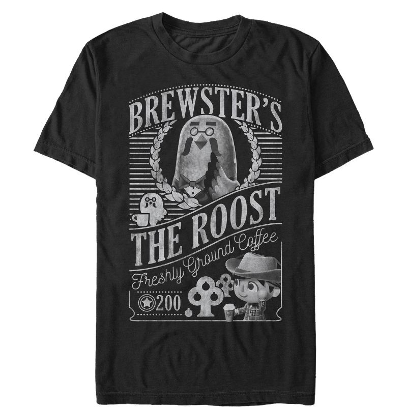 Men's Nintendo Animal Crossing Brewster's The Roost T-Shirt, 1 of 5