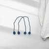 Unique Bargains Delicate Magnetic Buckle Curtain Strap Polyester Magnet Plastic 2 Pcs - 2 of 4