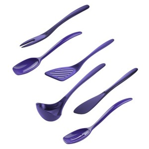 Hutzler 6 Piece Melamine Mini 7.5 Inch Cooking Utensil Set - 1 of 4