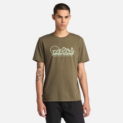 Timberland Men's Mountain Logo Short-Sleeve T-Shirt