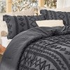 2-3 Pcs Tufted Boho Comforter Set Bed Set GentleSoft Farmhouse Shabby Chic Embroidery Bedding - 4 of 4