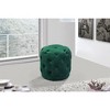 Meridian Furniture,Harper Velvet Ottoman/Stool - 2 of 4