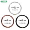 Unique Bargains Anodized Aluminum Flexible Bonsai Training Wire 3 Rolls - 3 of 4