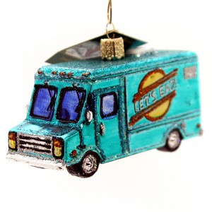 Old World Christmas 2.25 In Food Truck Lunch Wagon Variety Tree Ornaments - 1 of 2