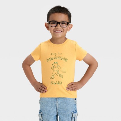 Toddler Boys' Solid Short Sleeve Graphic T-Shirt - Cat & Jack™