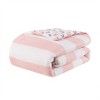 Gracie Mills Orson Cotton Cabana Stripe Reversible Comforter Set with Rainbow Print - 4 of 4