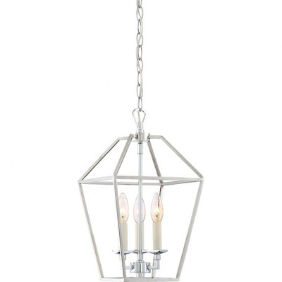 Quoizel Lighting Aviary 3 - Light Chandelier in  Polished Nickel