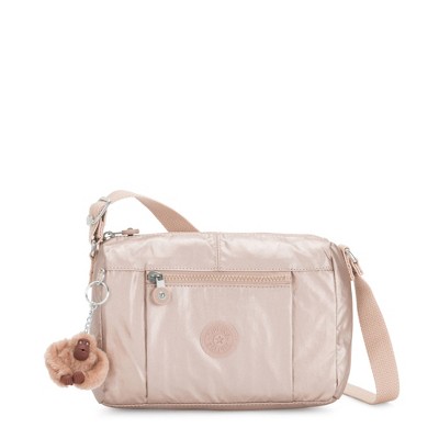 Kipling Wes Metallic Crossbody Bag Quartz Metallic : Target