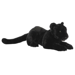 Aurora Large Raven Panther Luxe Boutique Exquisite Stuffed Animal Black 20" - 1 of 4