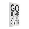 Stupell Industries Jump in the River Motivational Lake House Phrase, 13" x 19" - 3 of 4