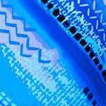 blue brushstroke